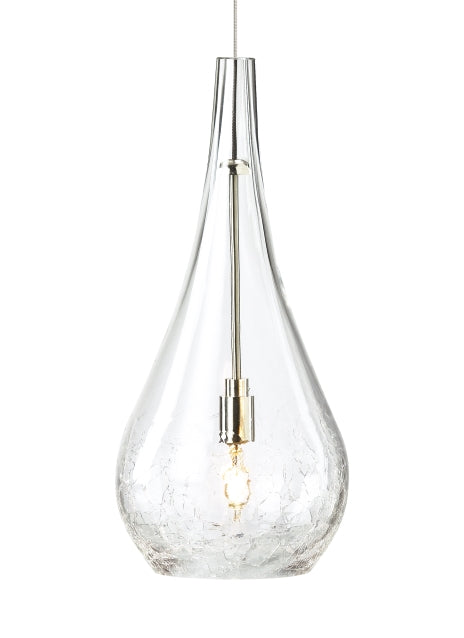 Visual Comfort Modern 700MOSEGCS Seguro One Light Pendant Track Light Pewter, Nickel, Silver