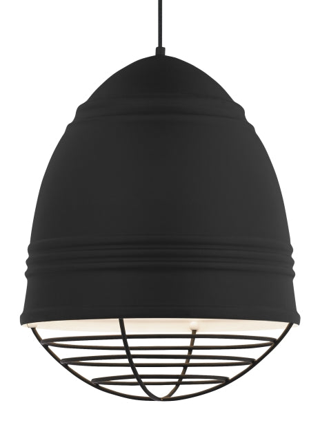 Visual Comfort Modern 700TDLOFGPBWB-LED927 Loft Led Pendant Track Light Black
