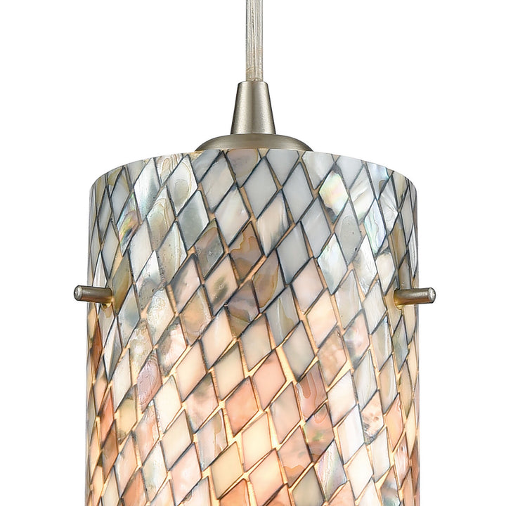 Elk Capri 10447/1 Pendant Light - Satin Nickel
