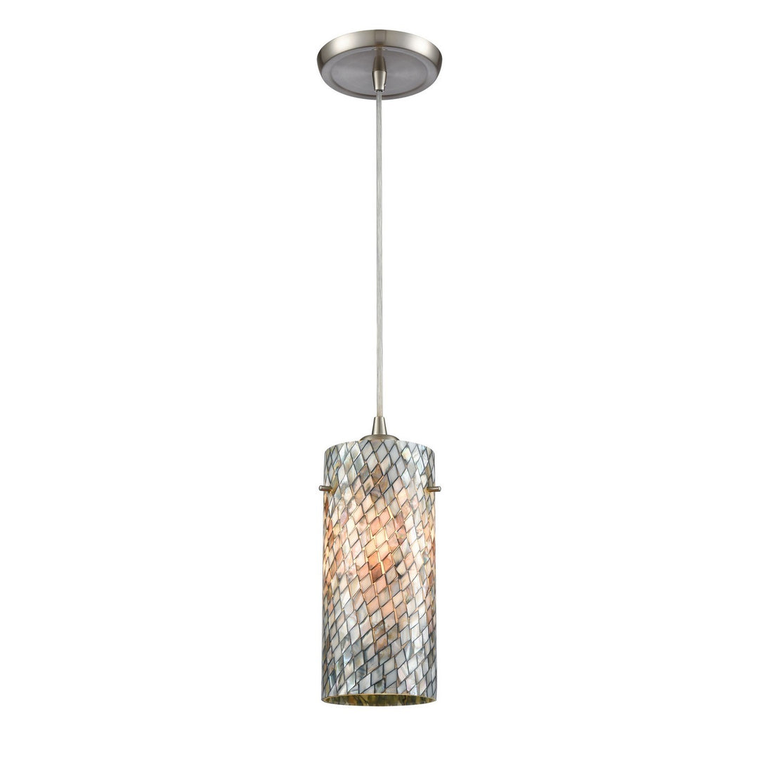 Elk Capri 10447/1 Pendant Light - Satin Nickel