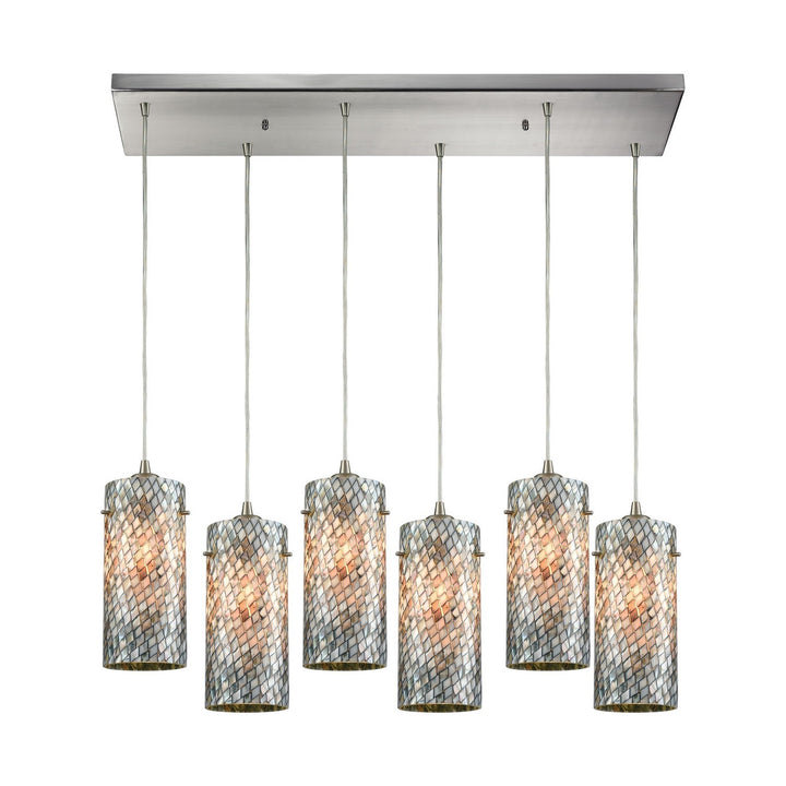 Elk Capri 10447/6RC Pendant Light - Satin Nickel