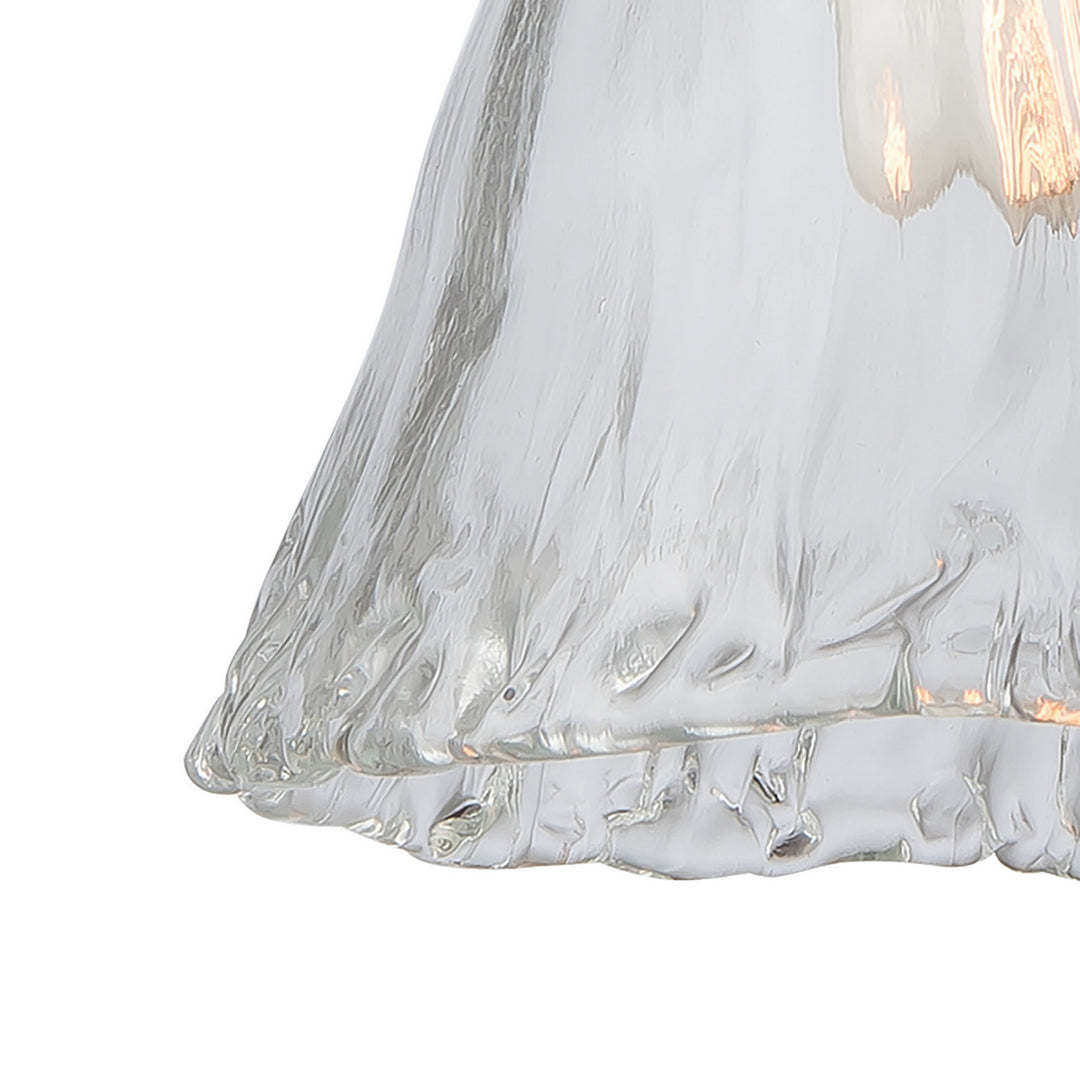 Elk Hand Formed Glass 10555/3 Pendant Light - Oil Rubbed Bronze