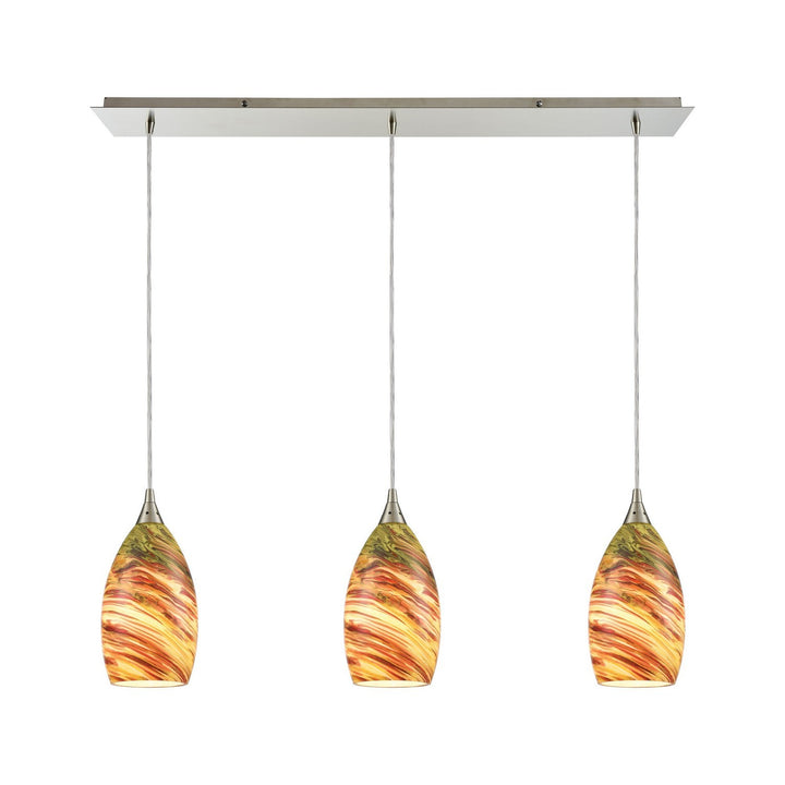 Elk Collanino 10630/3LP Pendant Light - Satin Nickel