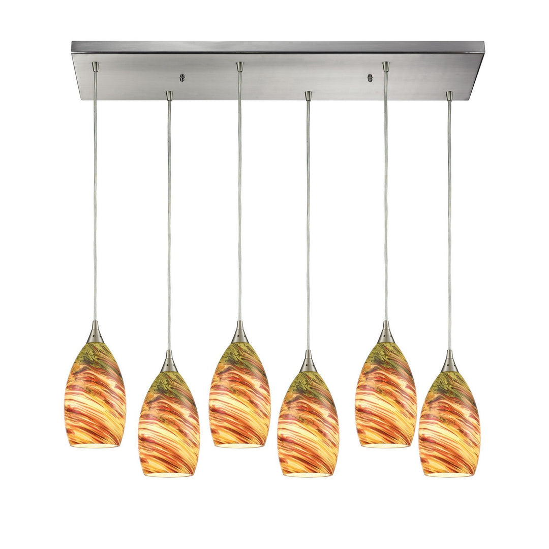 Elk Collanino 10630/6RC Pendant Light - Satin Nickel