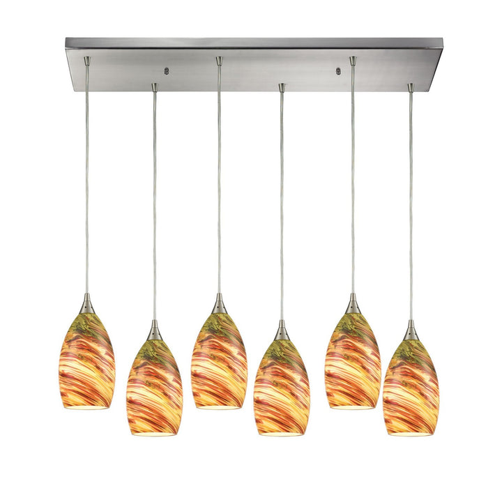 Elk Collanino 10630/6RC Pendant Light - Satin Nickel
