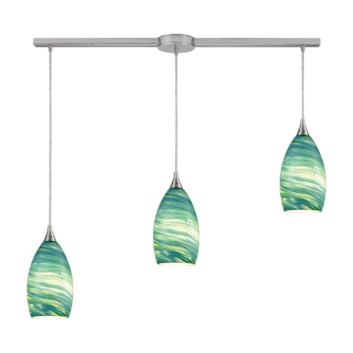 Elk Collanino 10650/3L Pendant Light - Satin Nickel