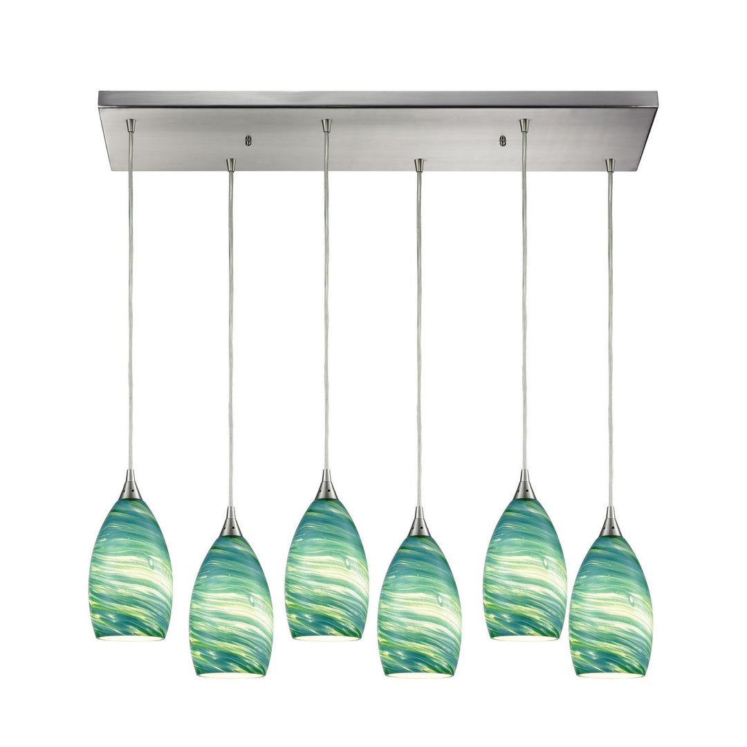 Elk Collanino 10650/6RC Pendant Light - Satin Nickel