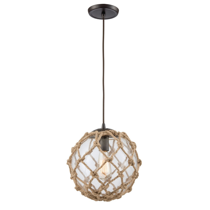 Elk Coastal Inlet 10715/1 Pendant Light - Oil Rubbed Bronze