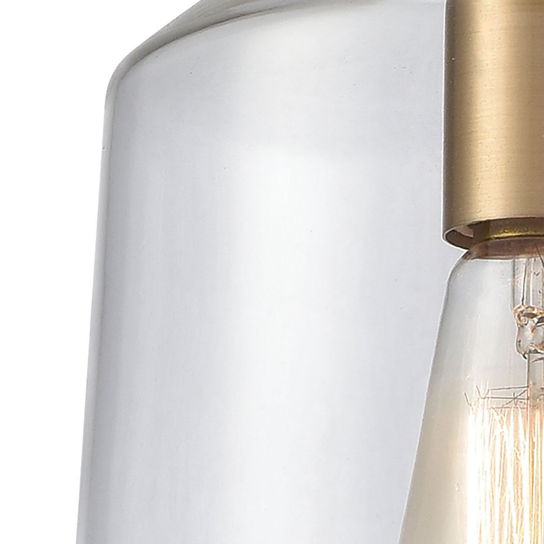 Elk Barrel 10900/1 Pendant Light - Satin Brass
