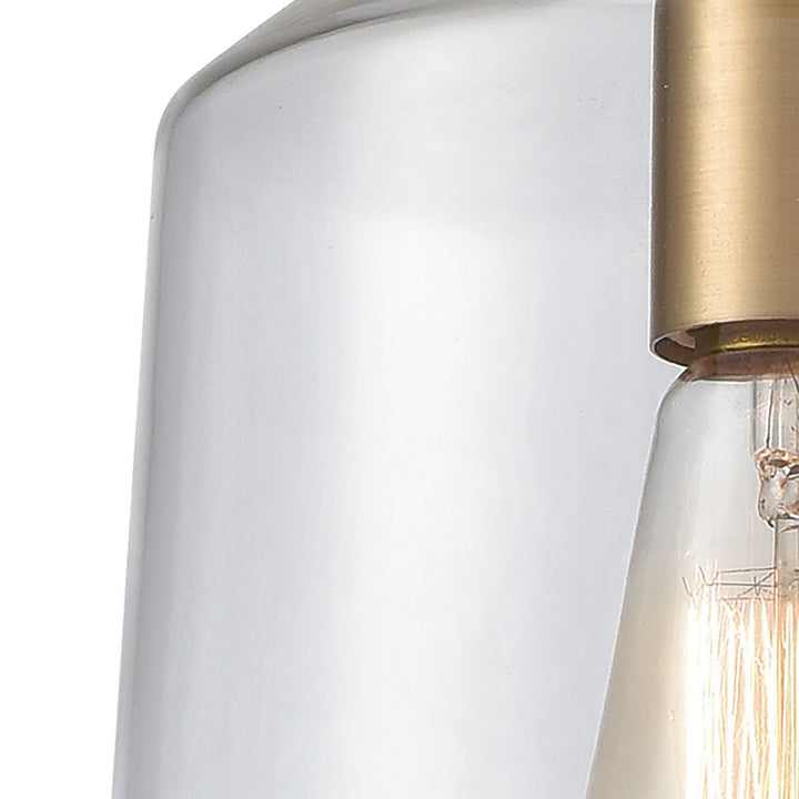 Elk Barrel 10900/1 Pendant Light - Satin Brass