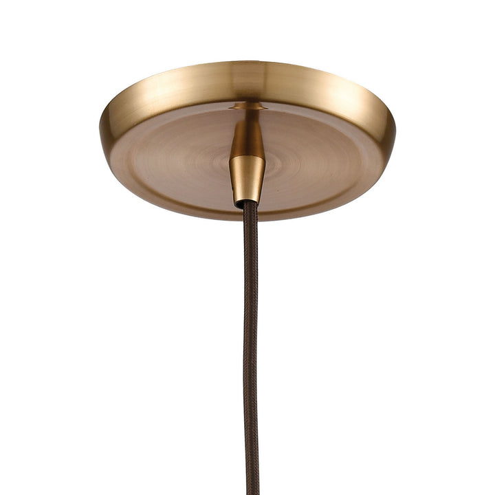 Elk Barrel 10900/1 Pendant Light - Satin Brass
