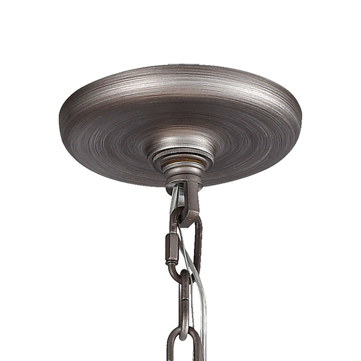 Elk Bradington 11094/6 Pendant Light - Weathered Zinc
