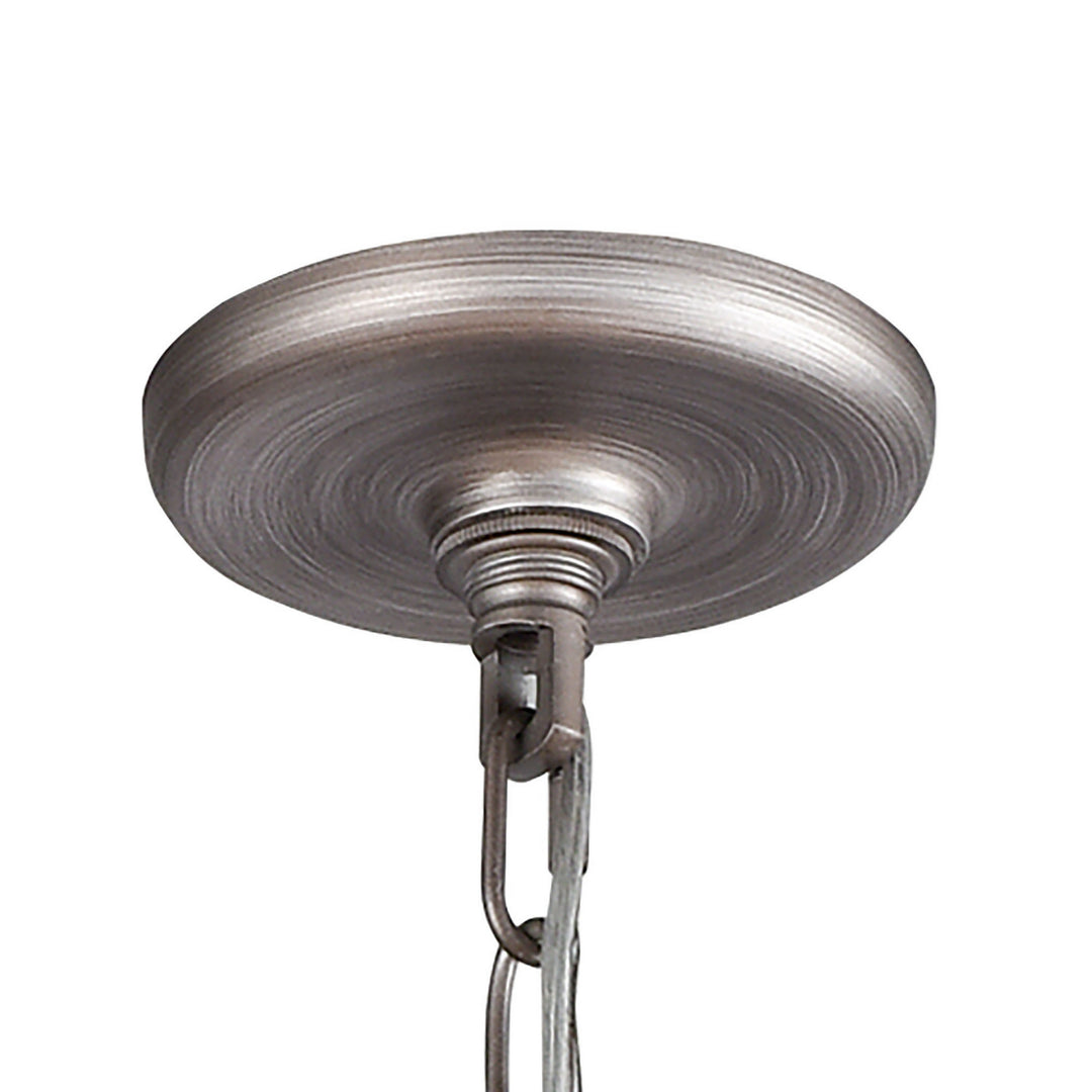 Elk Bradington 11095/8 Pendant Light - Weathered Zinc
