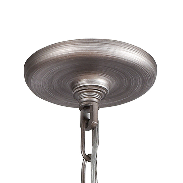 Elk Bradington 11095/8 Pendant Light - Weathered Zinc