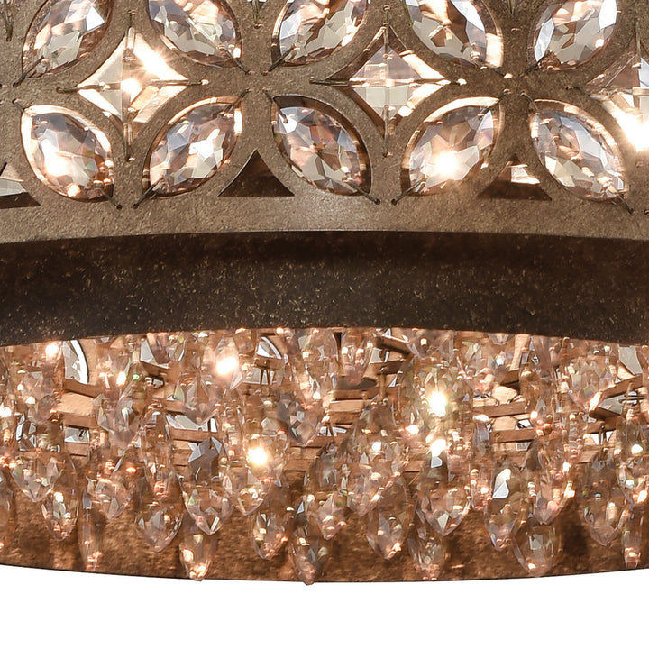 Elk Rosslyn 12154/6 Pendant Light - Mocha
