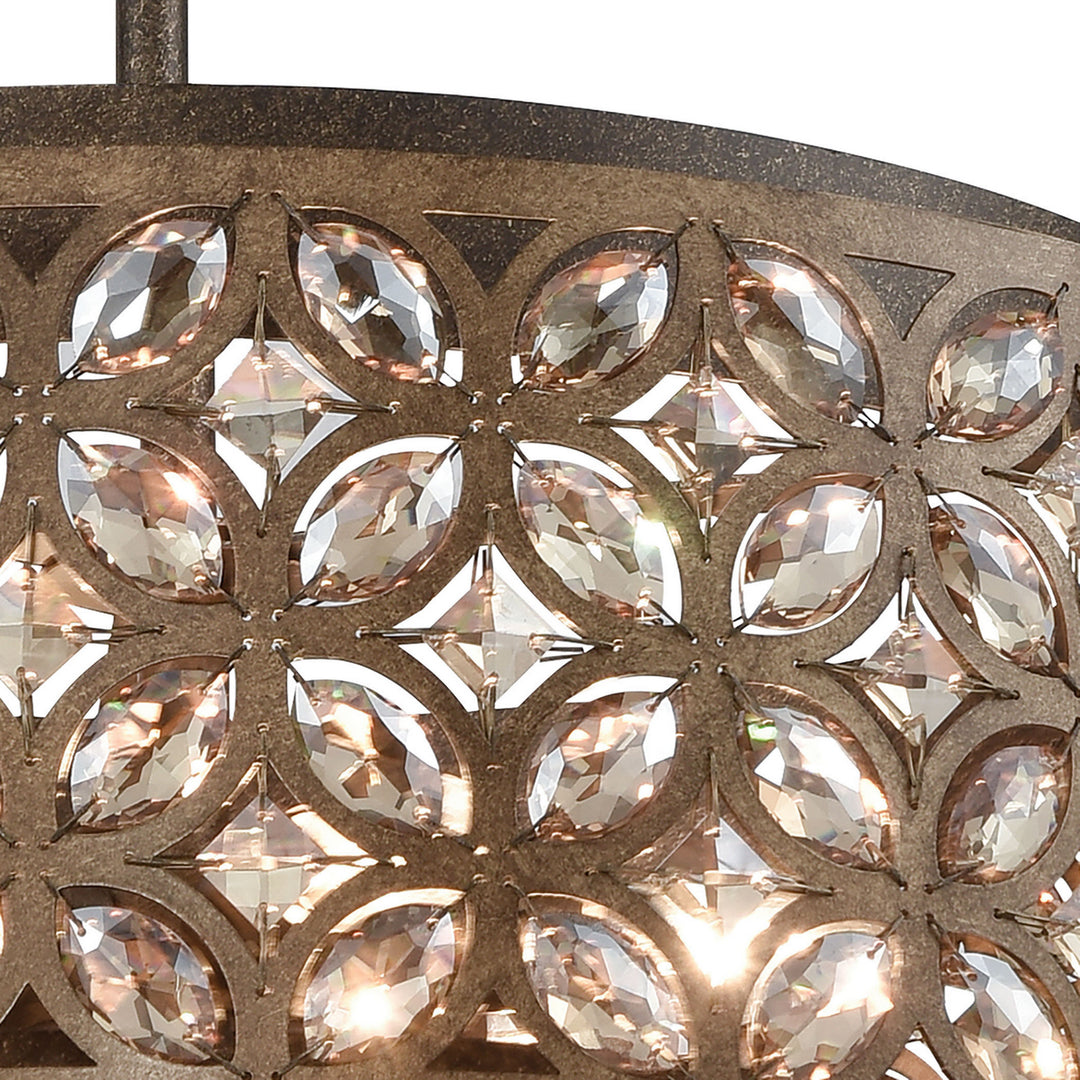 Elk Rosslyn 12154/6 Pendant Light - Mocha
