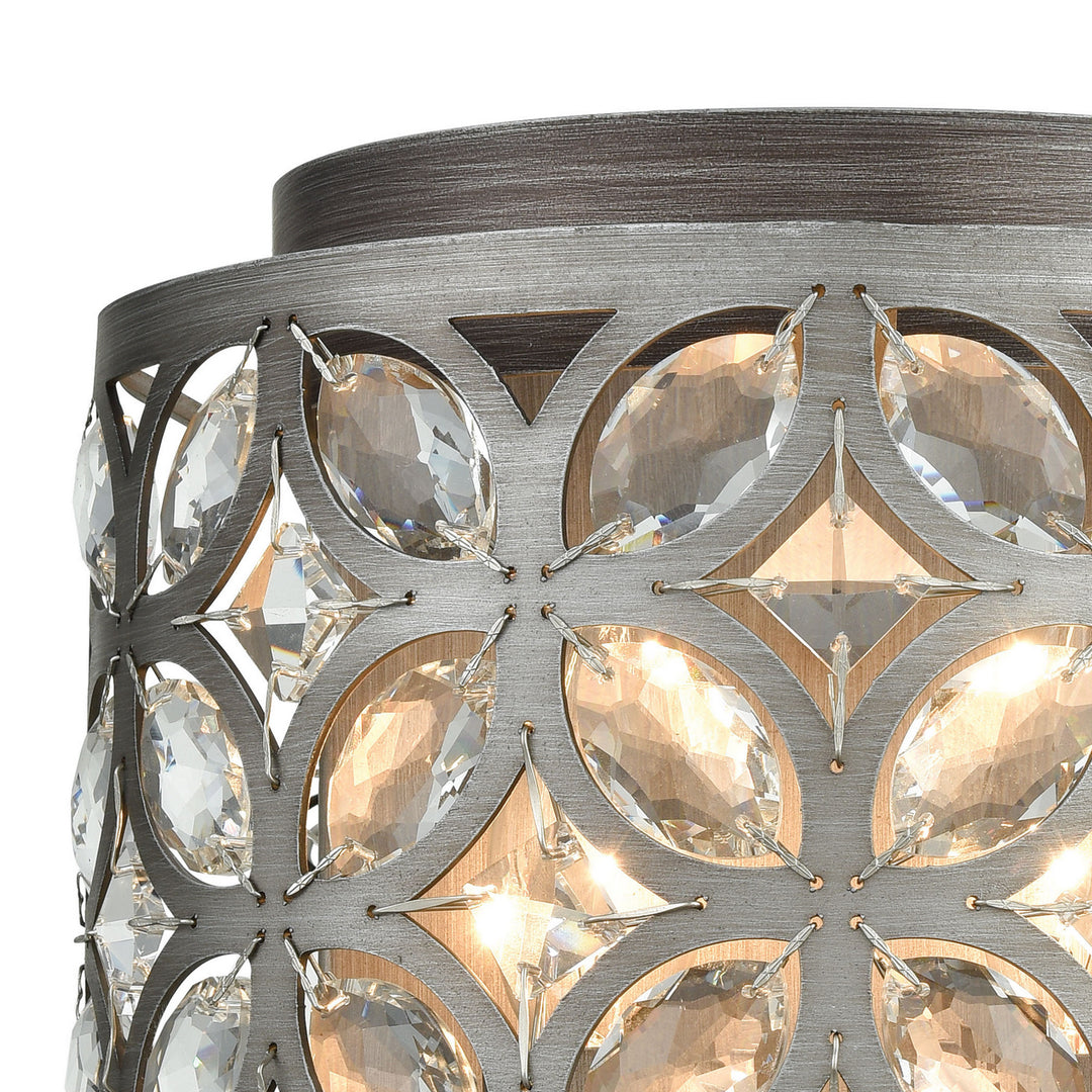Elk Rosslyn 12160/2 Wall Sconce Light - Weathered Zinc