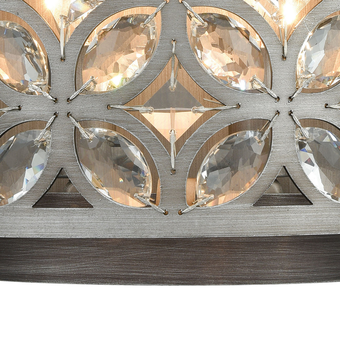 Elk Rosslyn 12160/2 Wall Sconce Light - Weathered Zinc