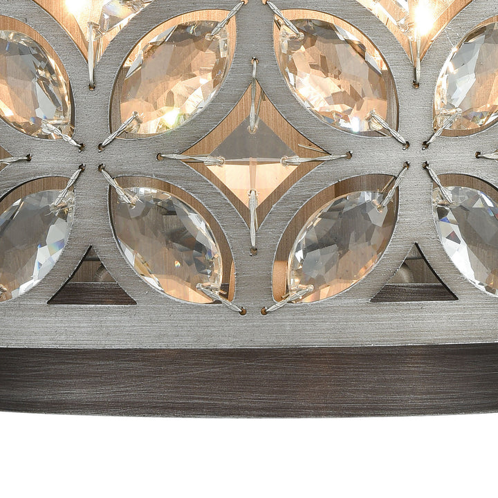 Elk Rosslyn 12160/2 Wall Sconce Light - Weathered Zinc