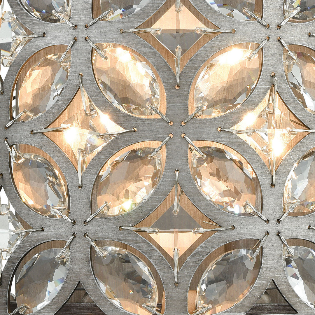 Elk Rosslyn 12160/2 Wall Sconce Light - Weathered Zinc