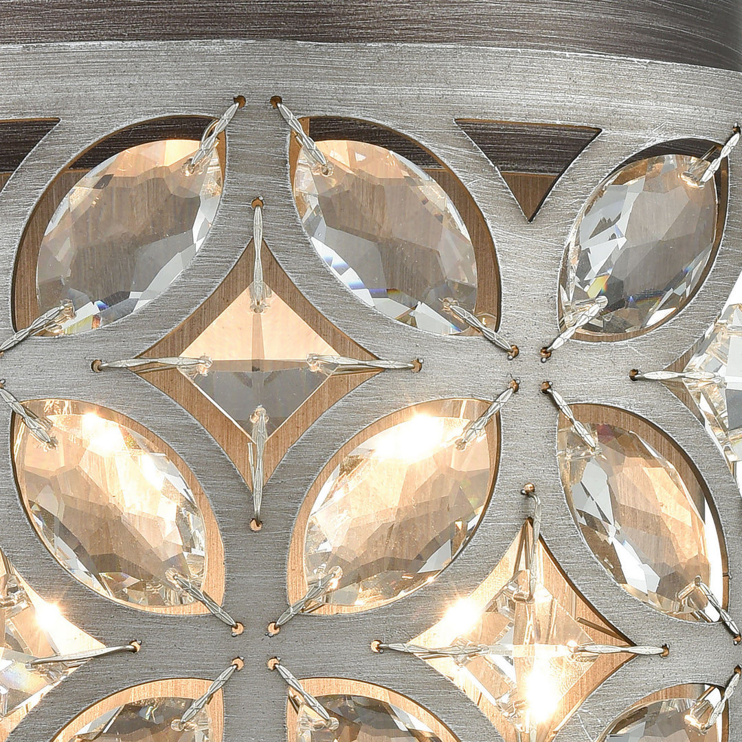 Elk Rosslyn 12160/2 Wall Sconce Light - Weathered Zinc