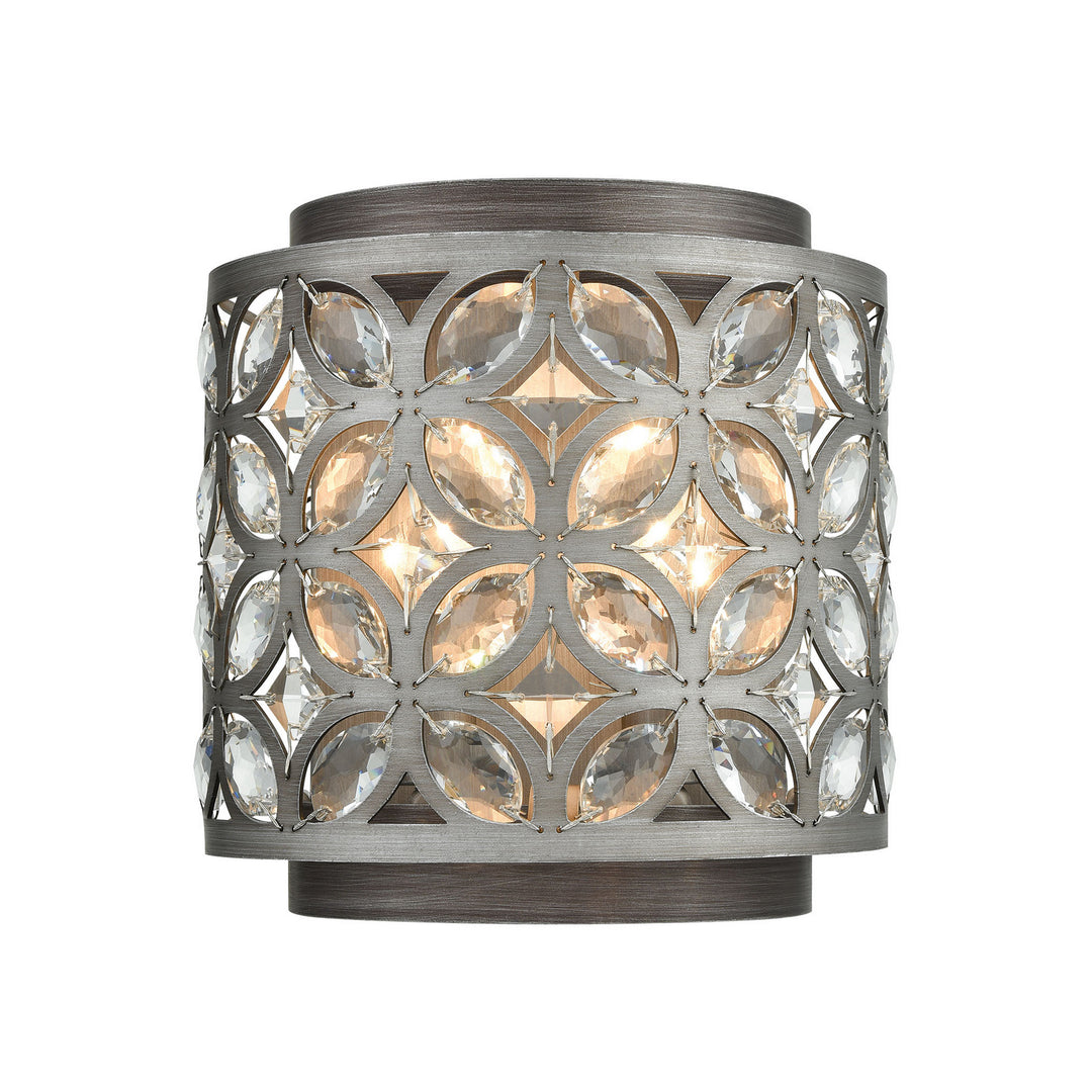Elk Rosslyn 12160/2 Wall Sconce Light - Weathered Zinc