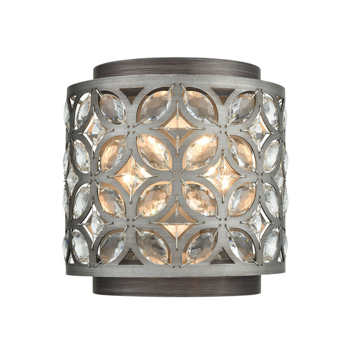 Elk Rosslyn 12160/2 Wall Sconce Light - Weathered Zinc