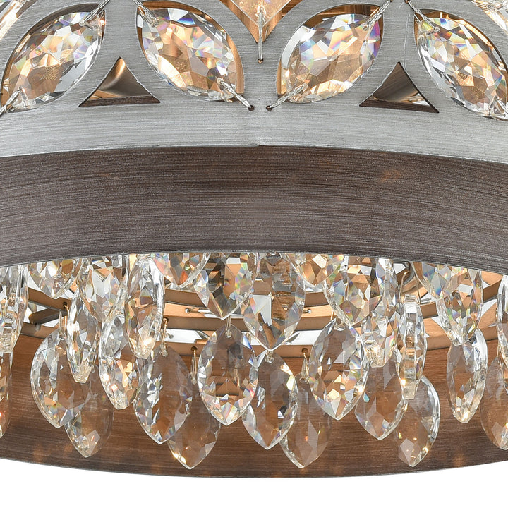 Elk Rosslyn 12161/4 Ceiling Light - Weathered Zinc
