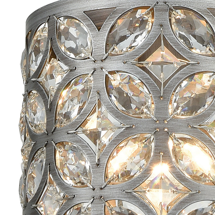 Elk Rosslyn 12162/1 Pendant Light - Weathered Zinc