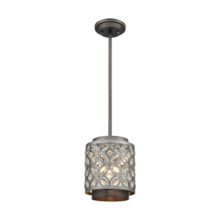 Elk Rosslyn 12162/1 Pendant Light - Weathered Zinc