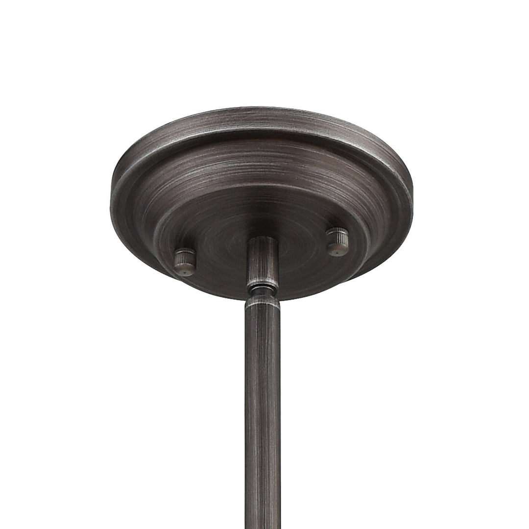 Elk Rosslyn 12163/5 Pendant Light - Weathered Zinc