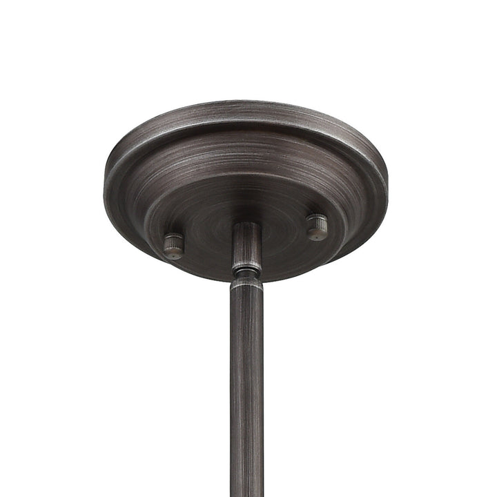 Elk Rosslyn 12163/5 Pendant Light - Weathered Zinc
