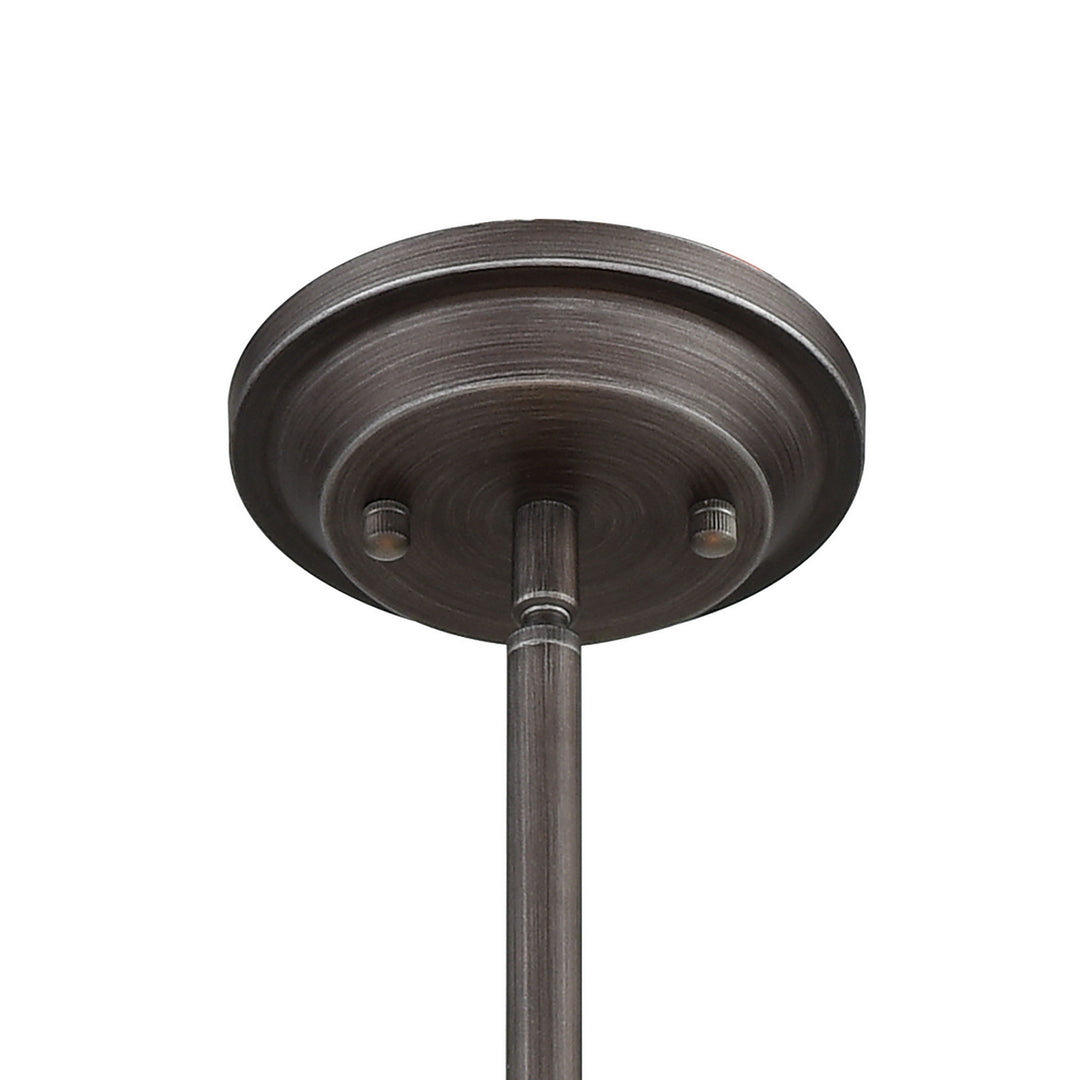 Elk Rosslyn 12164/6 Pendant Light - Weathered Zinc