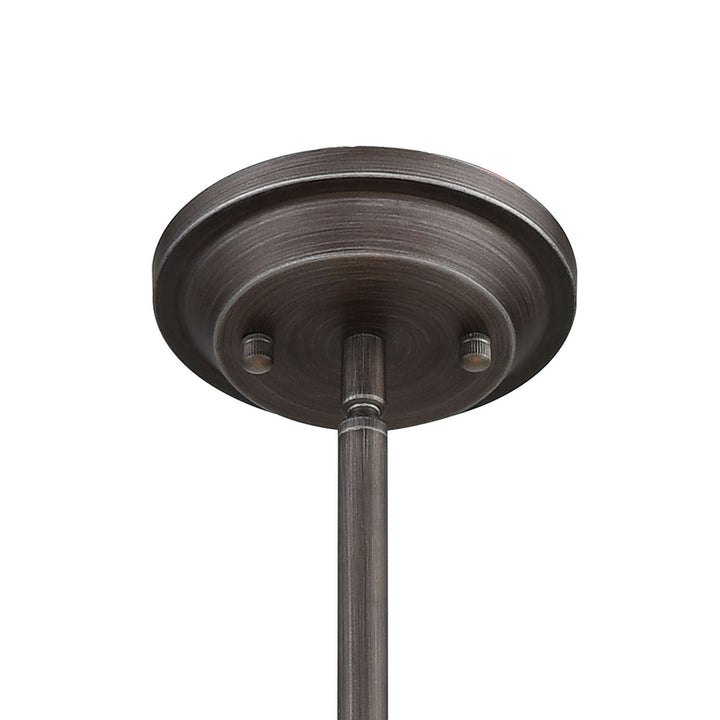 Elk Rosslyn 12164/6 Pendant Light - Weathered Zinc