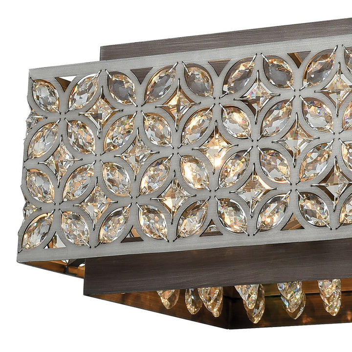 Elk Rosslyn 12165/8 Pendant Light - Weathered Zinc