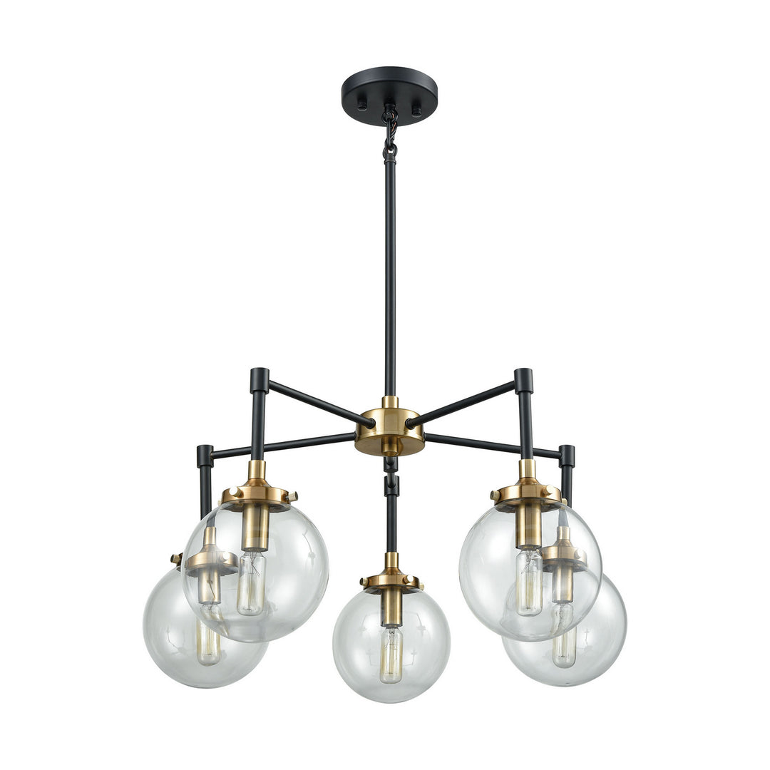Elk Boudreaux 14437/5 Chandelier Light - Matte Black