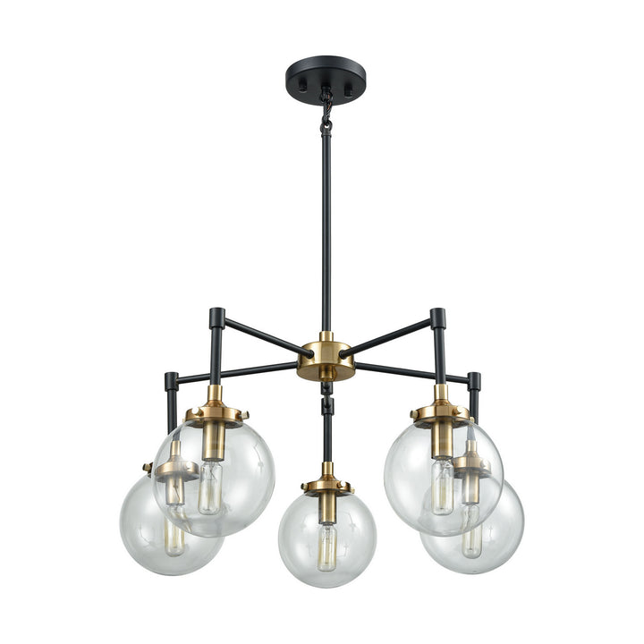 Elk Boudreaux 14437/5 Chandelier Light - Matte Black