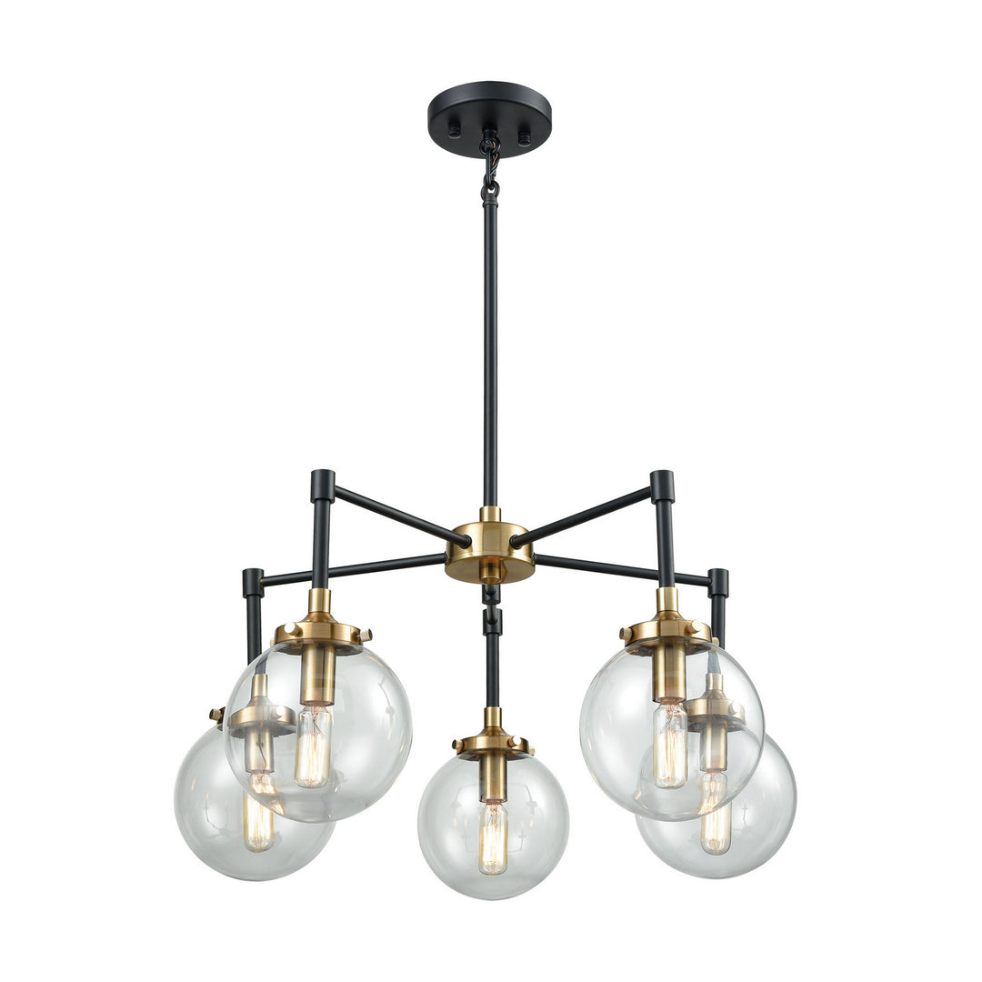 Elk Boudreaux 14437/5 Chandelier Light - Matte Black