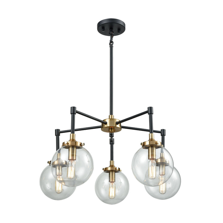 Elk Boudreaux 14437/5 Chandelier Light - Matte Black