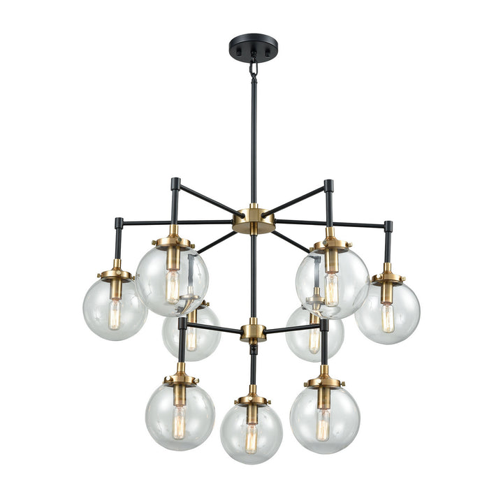 Elk Boudreaux 14438/6+3 Chandelier Light - Matte Black