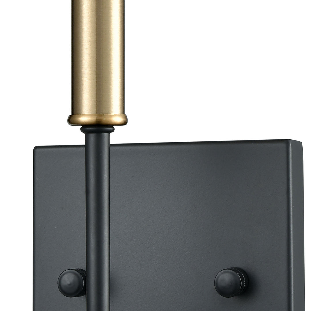 Elk Livingston 15273/1 Wall Sconce Light - Matte Black