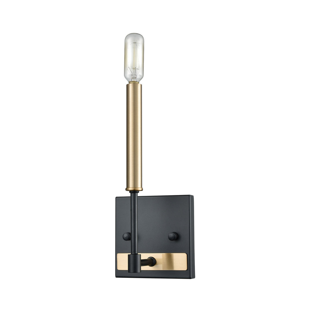 Elk Livingston 15273/1 Wall Sconce Light - Matte Black