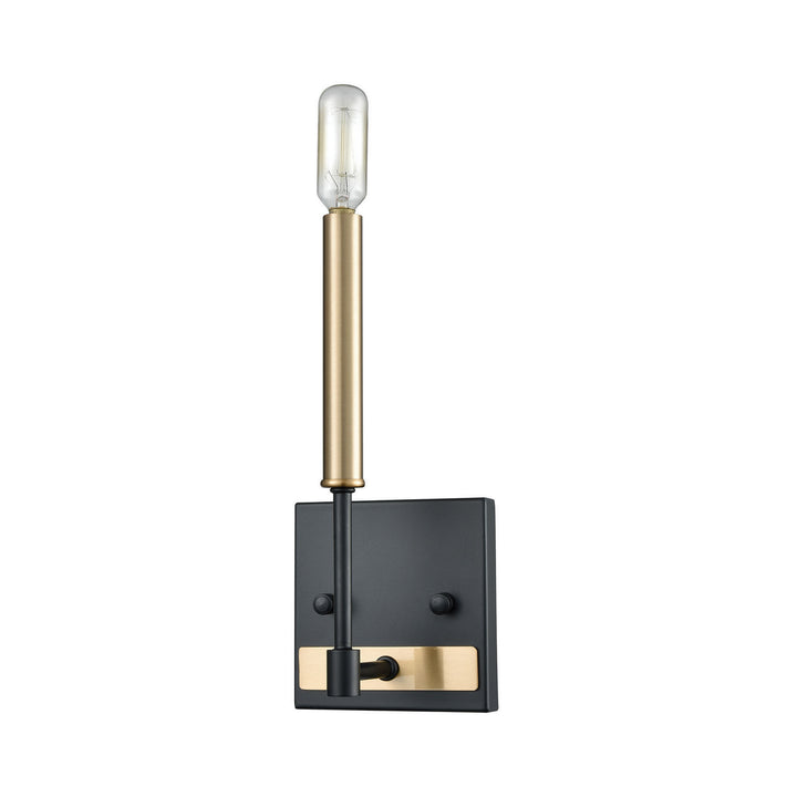 Elk Livingston 15273/1 Wall Sconce Light - Matte Black
