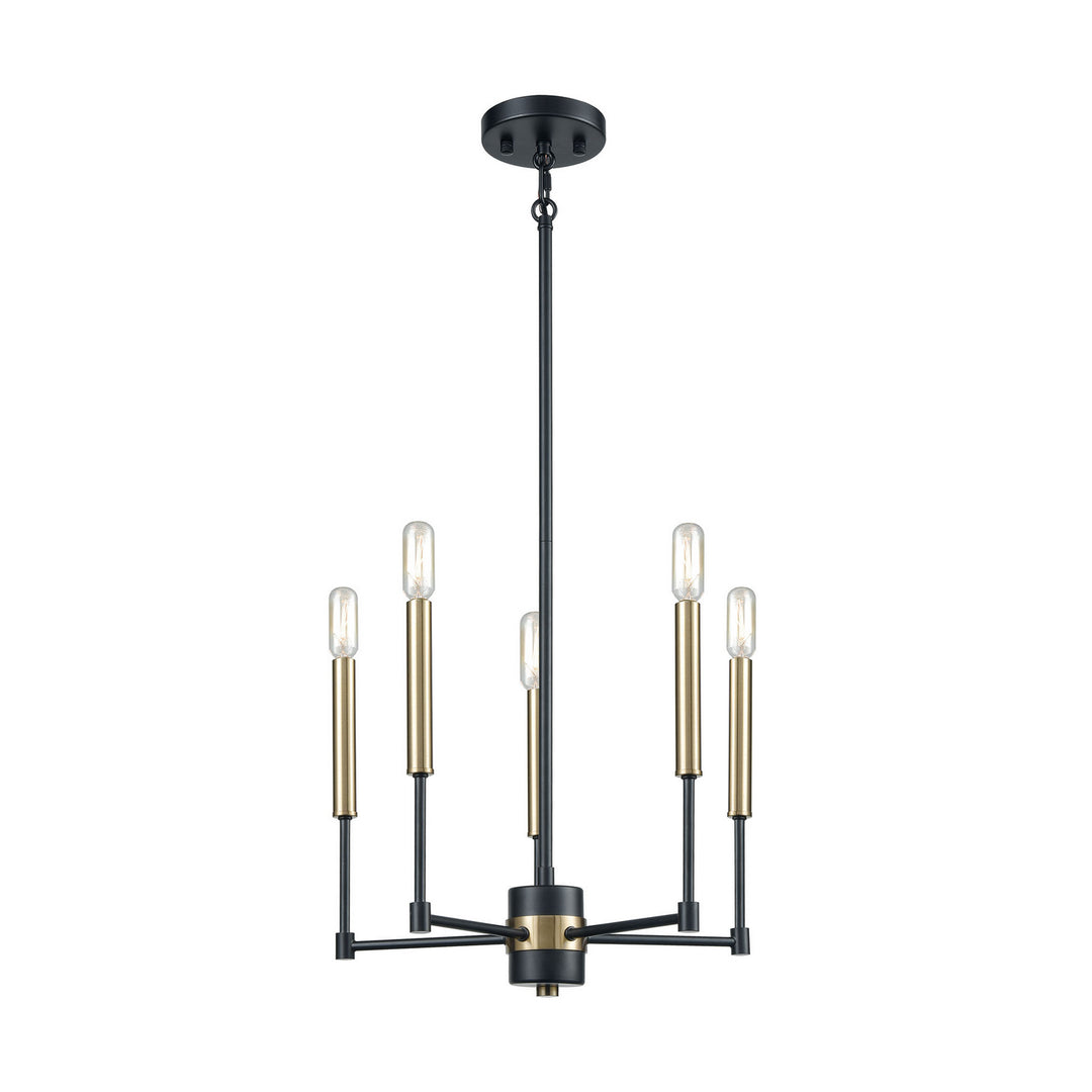 Elk Livingston 15276/5 Chandelier Light - Matte Black