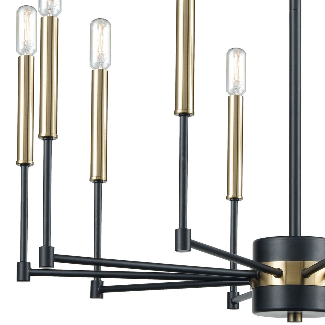 Elk Livingston 15277/10 Chandelier Light - Matte Black