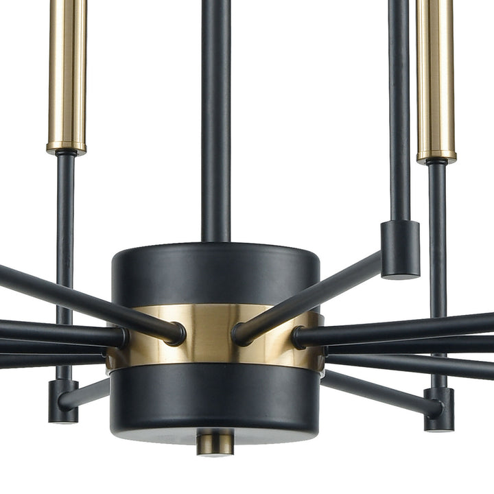 Elk Livingston 15277/10 Chandelier Light - Matte Black