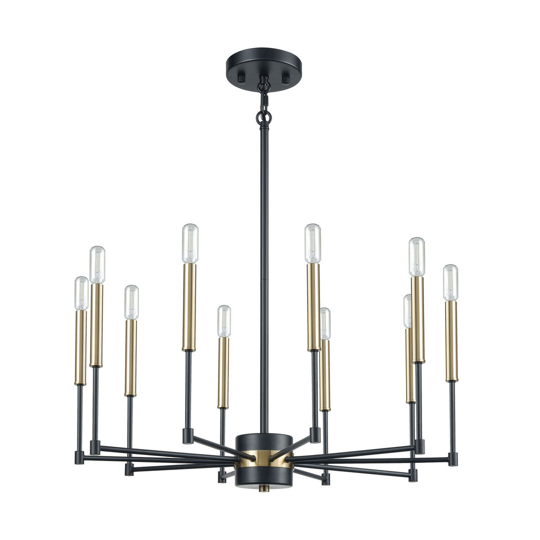 Elk Livingston 15277/10 Chandelier Light - Matte Black