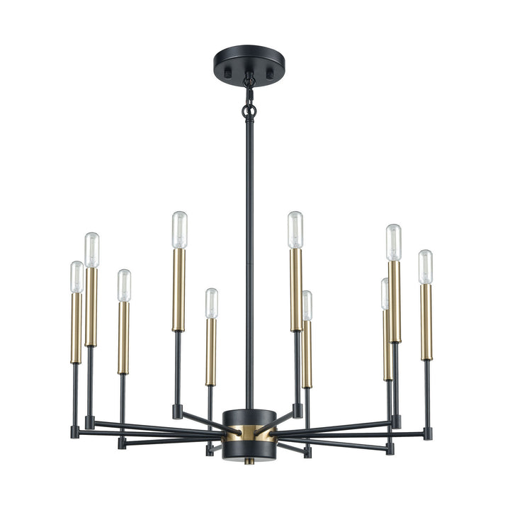 Elk Livingston 15277/10 Chandelier Light - Matte Black