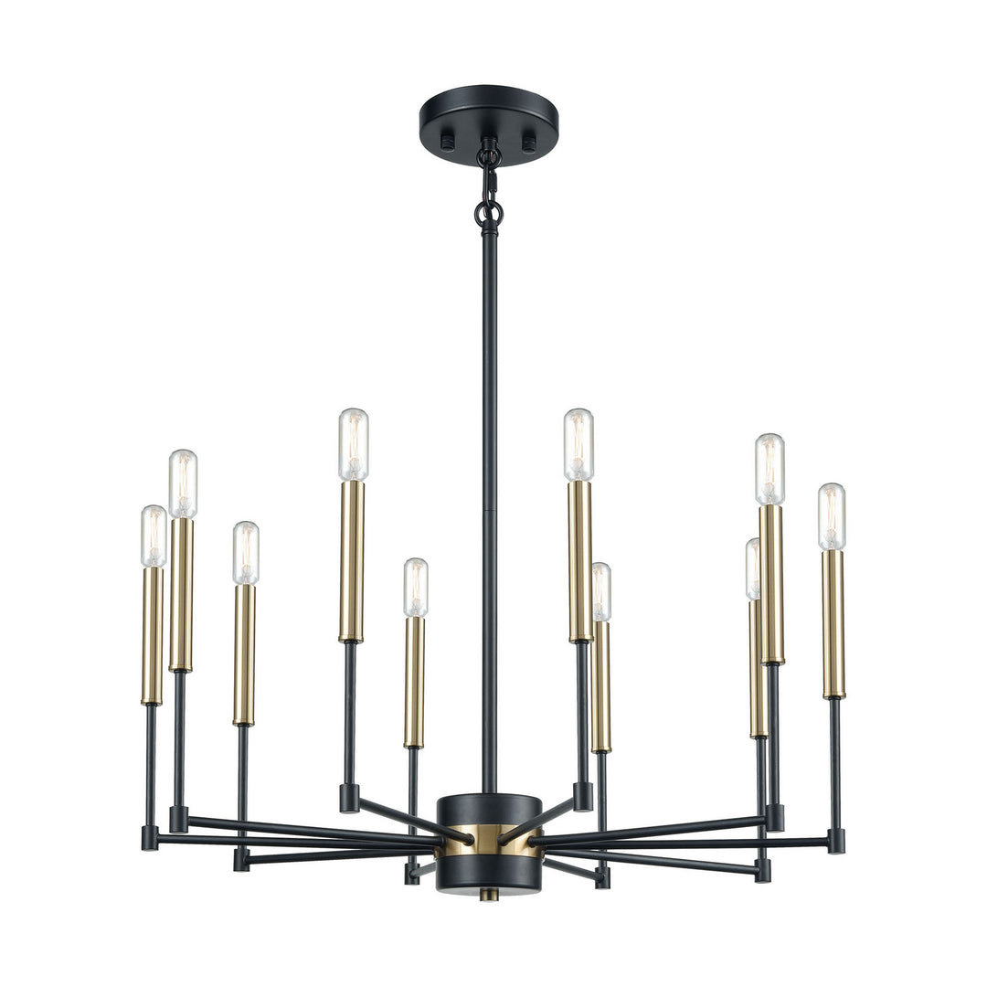 Elk Livingston 15277/10 Chandelier Light - Matte Black