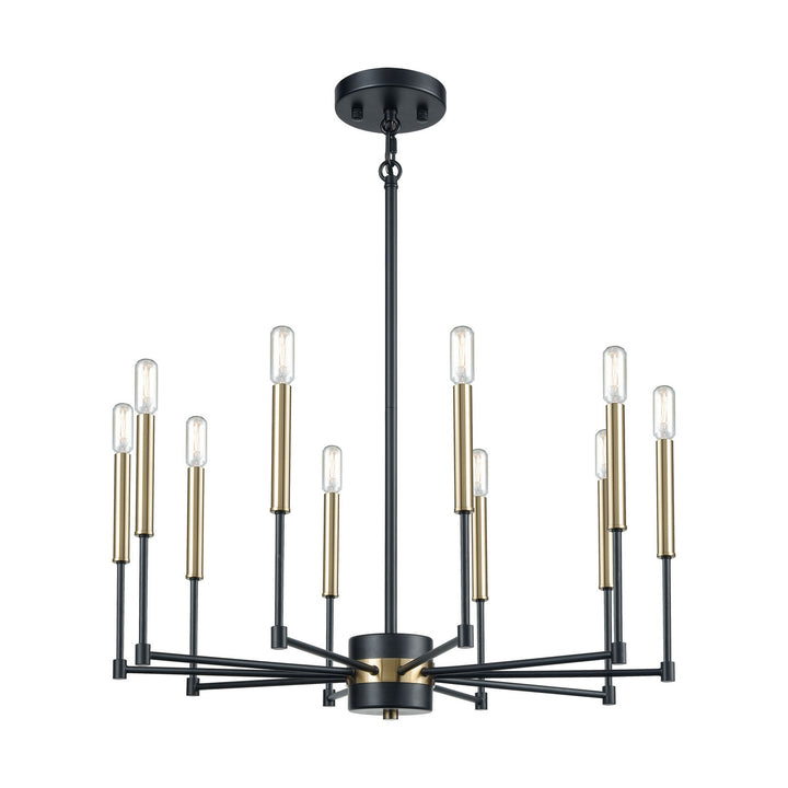 Elk Livingston 15277/10 Chandelier Light - Matte Black